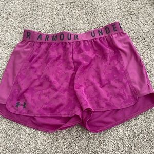 Under Armour Women’s Athletic Shorts Purple Magenta Size Medium